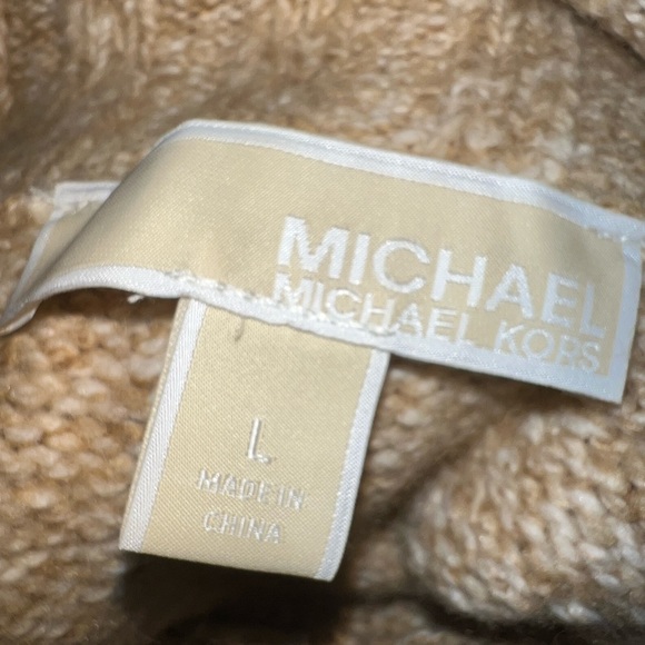 Tan and white cowl neck sweater in GUC - Picture 3 of 3